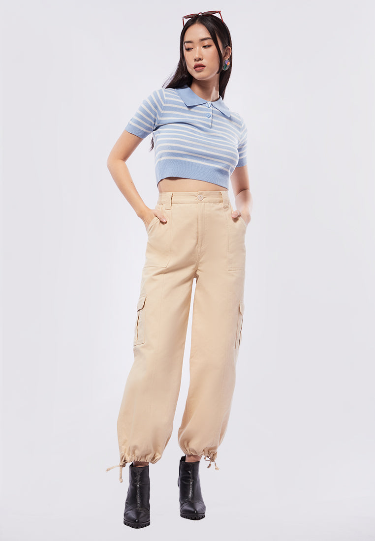 Cargo Trousers with Adjustable Cuff