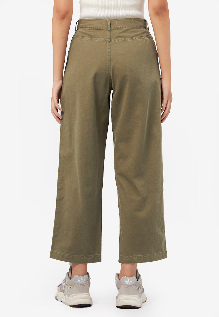 Twill Utility Pants Dark Green