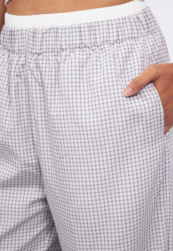 Double Waistband Long Pajama Pants