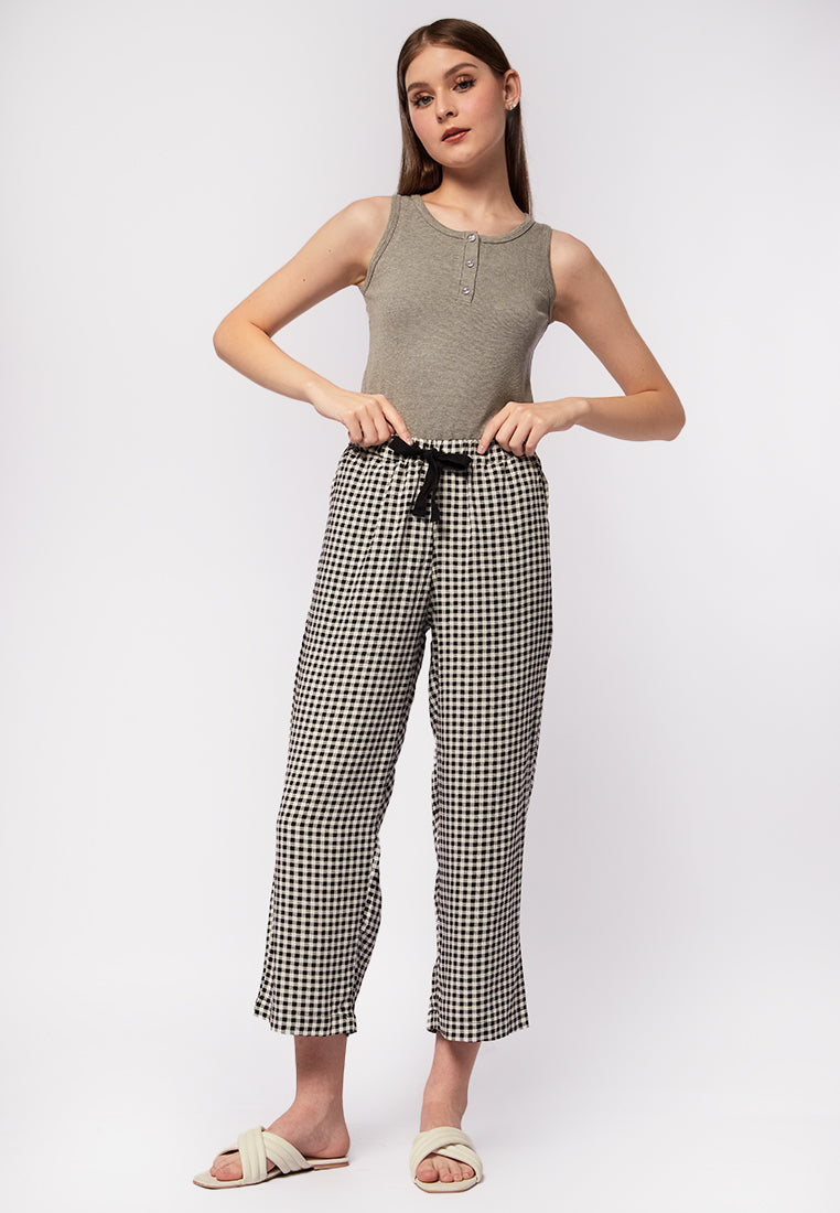 Printed Pajama Pants