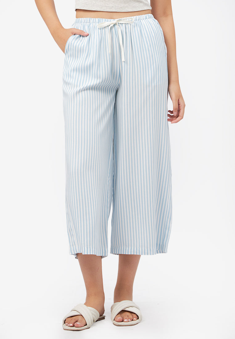 Cropped Pajama Bottom