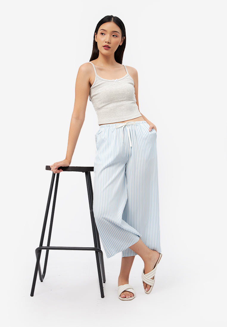 Cropped Pajama Bottom