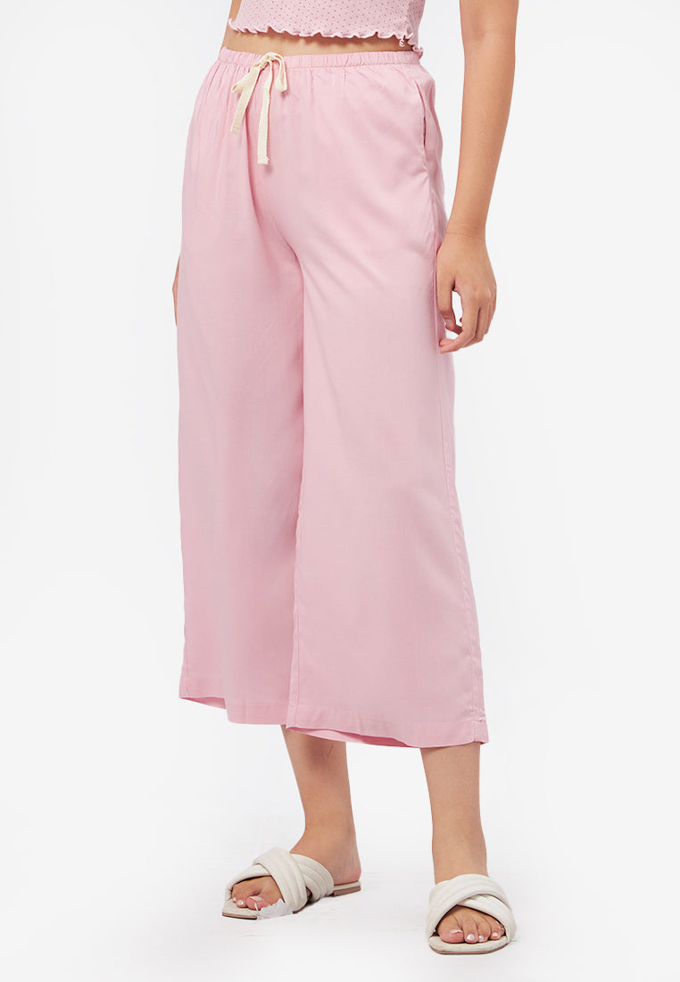 Cropped Pajama Bottom