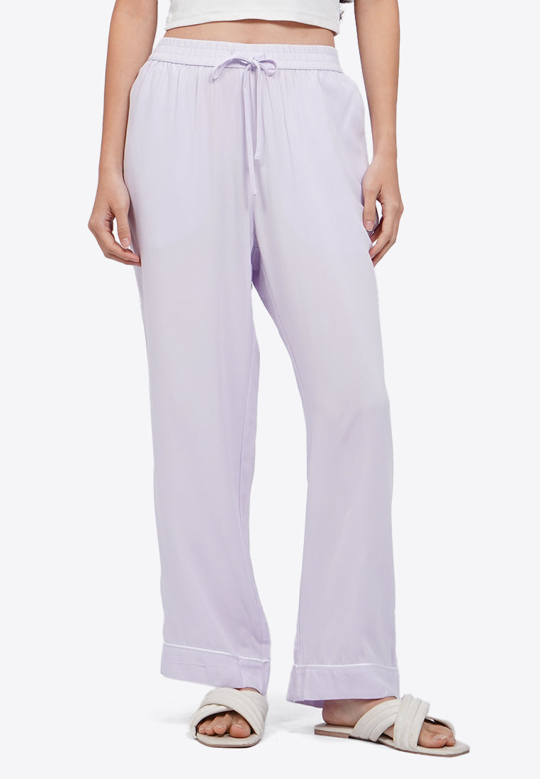Woven Long Pajama Pants