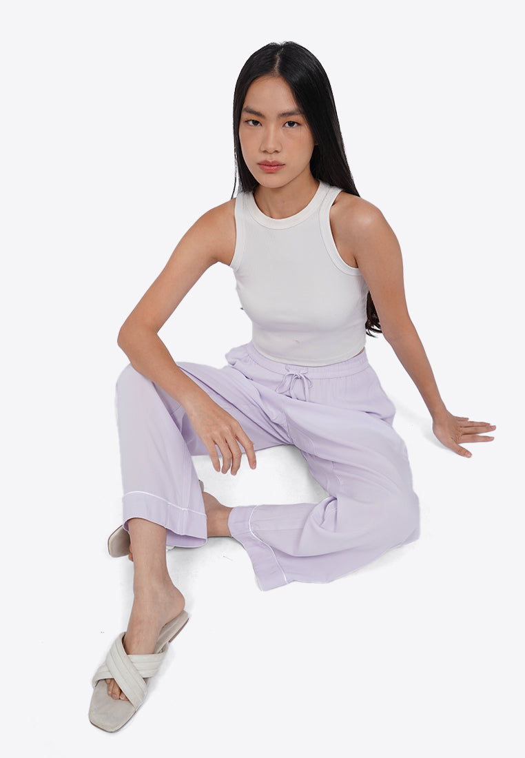 Woven Long Pajama Pants