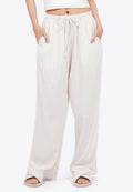 Long Pajama Pants with Drawstring