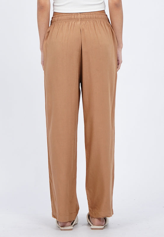 Contrast Drawstring Pajama Pants
