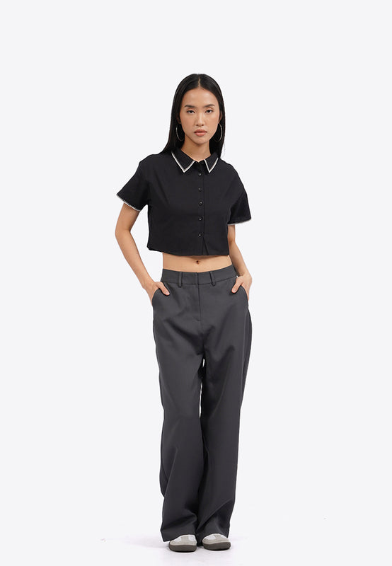 Basic Wide Leg Pants