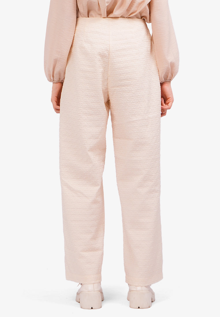 Textured Long Pants