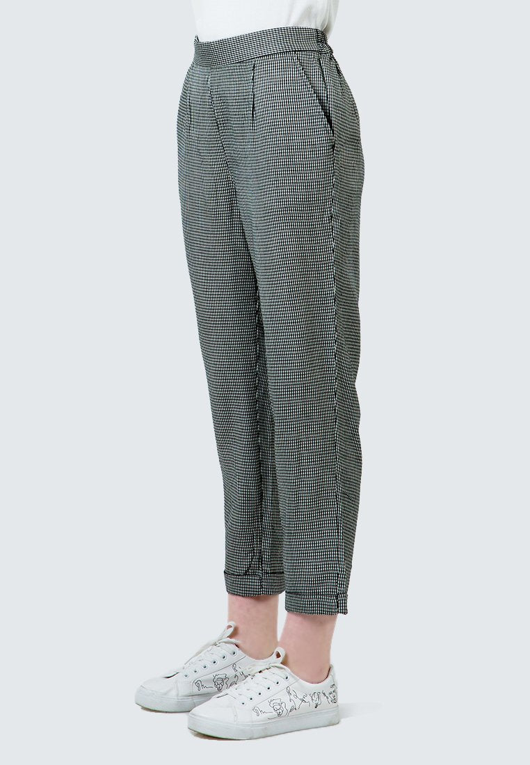 Checkered Tailored Pants