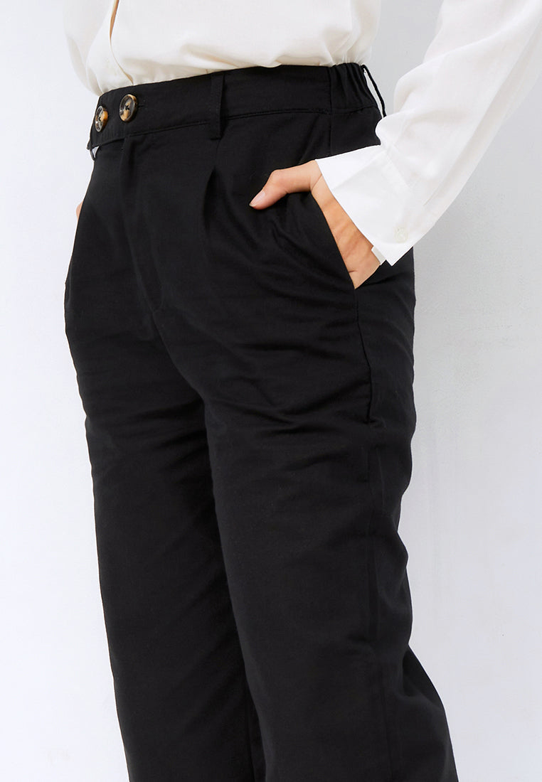 Straight Fit Trousers