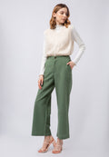 Linen Look Loose Pants