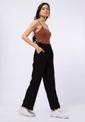 Loose Pants with Elastic Waist