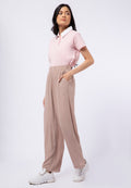 Loose Pants with Elastic Waist