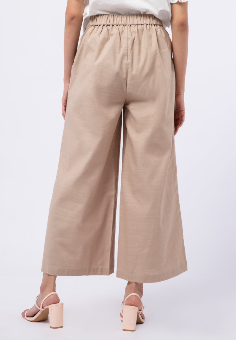 Wide Leg Cotton Pants
