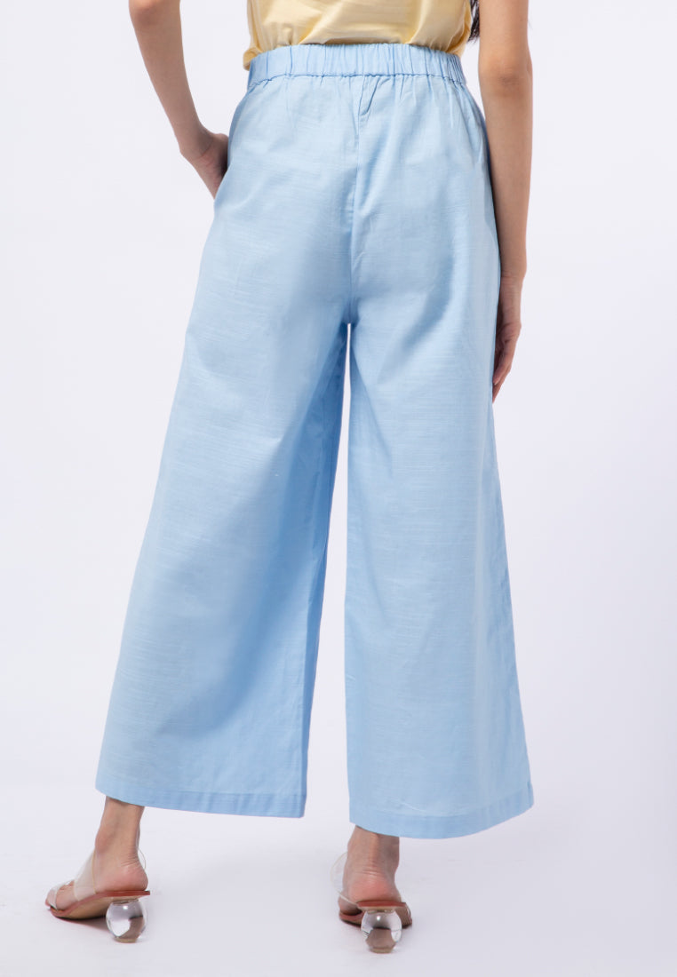 Wide Leg Cotton Pants