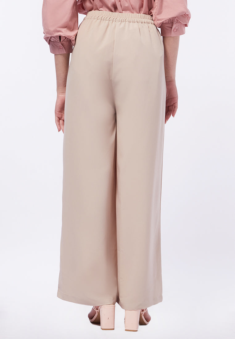 Tie Front Wide Leg Pants