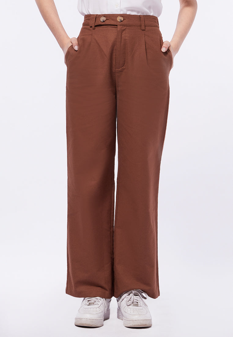 Straight Fit Long Pants