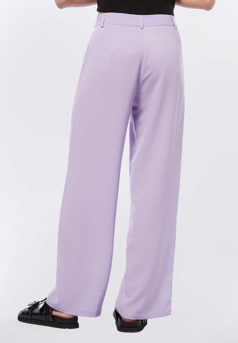 Creased Leg Woven Pants
