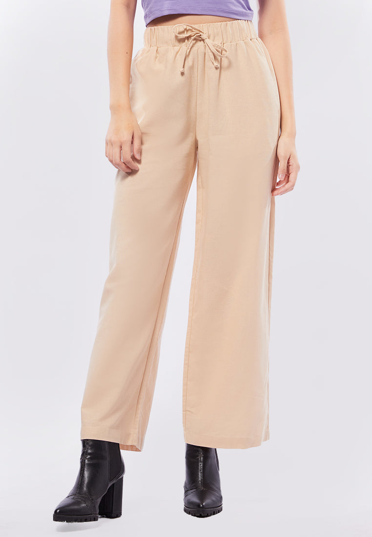 Drawstring Long Pants