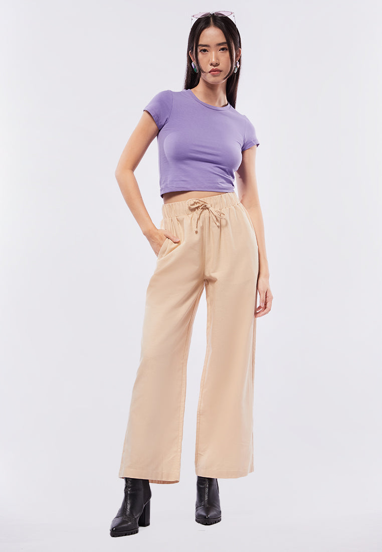 Drawstring Long Pants