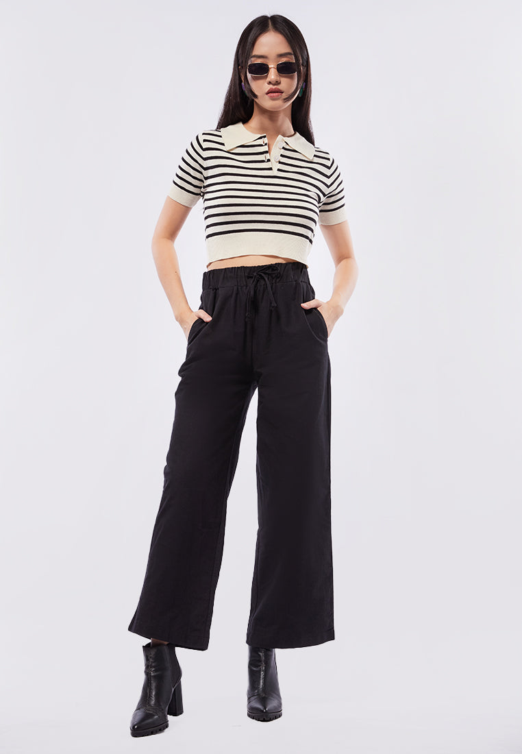 Drawstring Long Pants