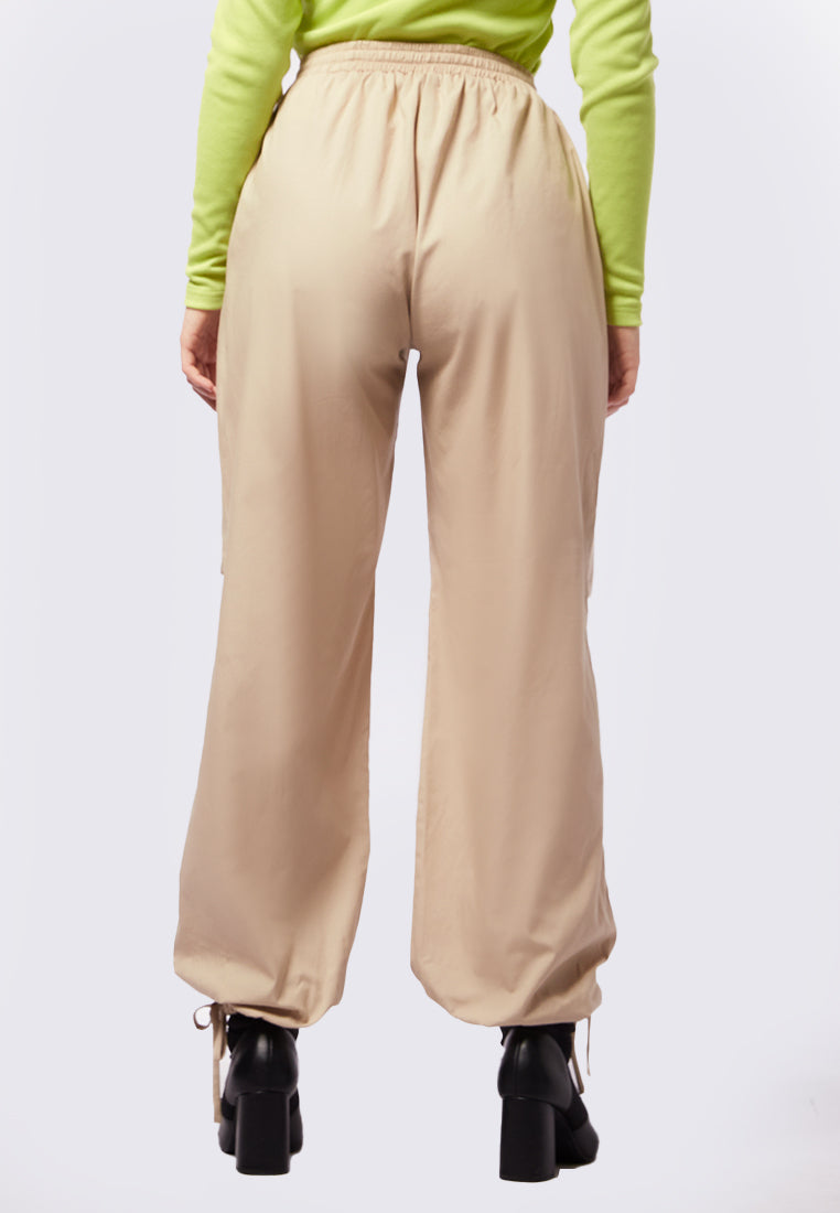 Parachute Pants with Drawstring Details