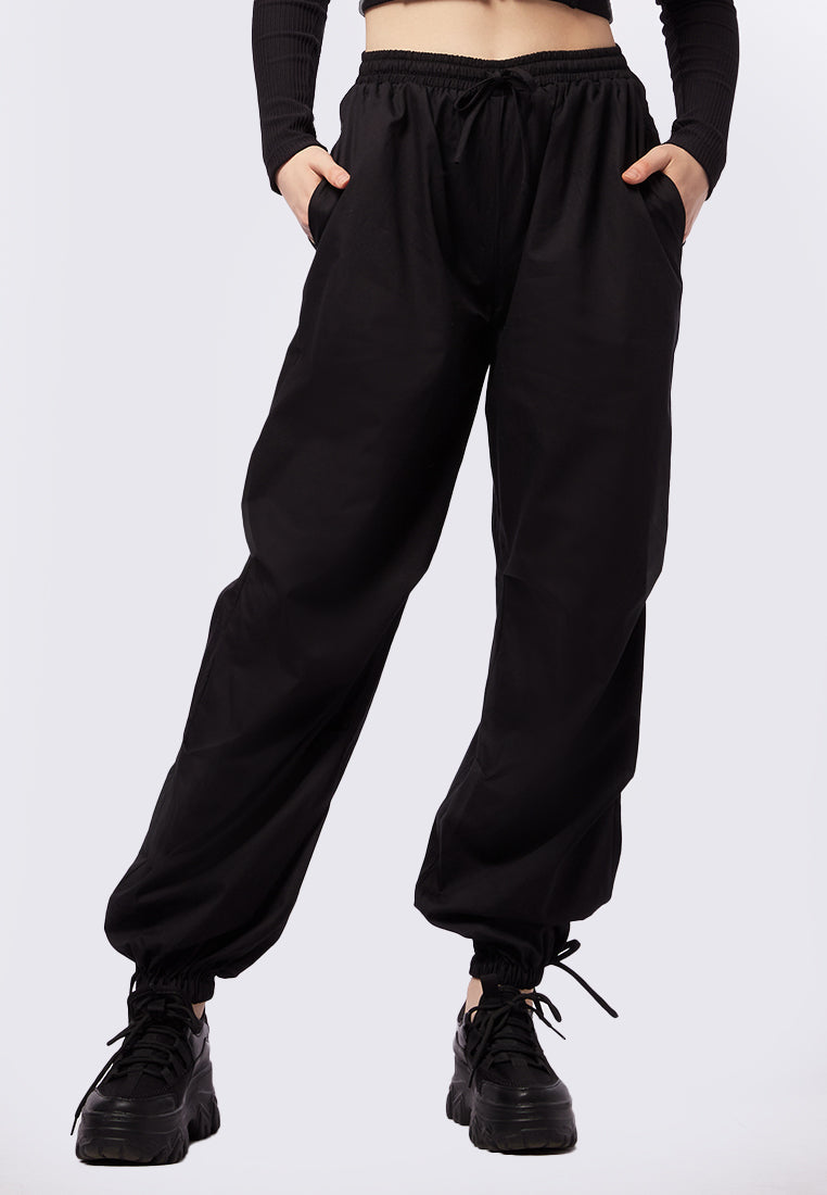 Parachute Pants with Drawstring Details