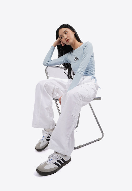 High Waist Loose Cargo Pants