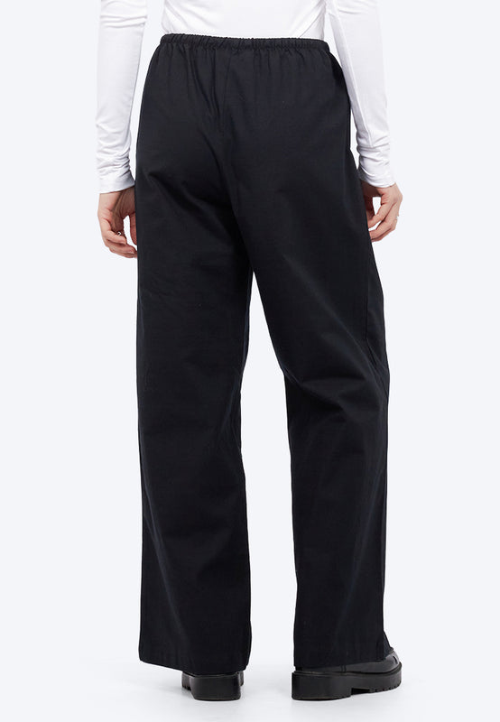 Regular Fit Wide Leg Rustic Pants