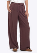 Belted Wide Leg Flowy Pants