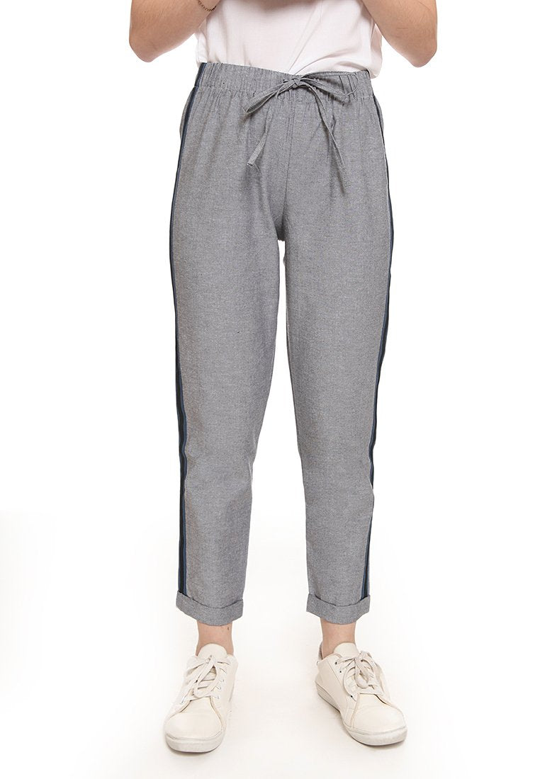 Tailored Pants With Side Tape