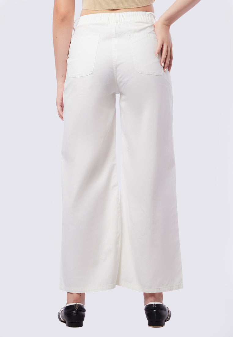 Wide Leg Denim with Patch Pocket