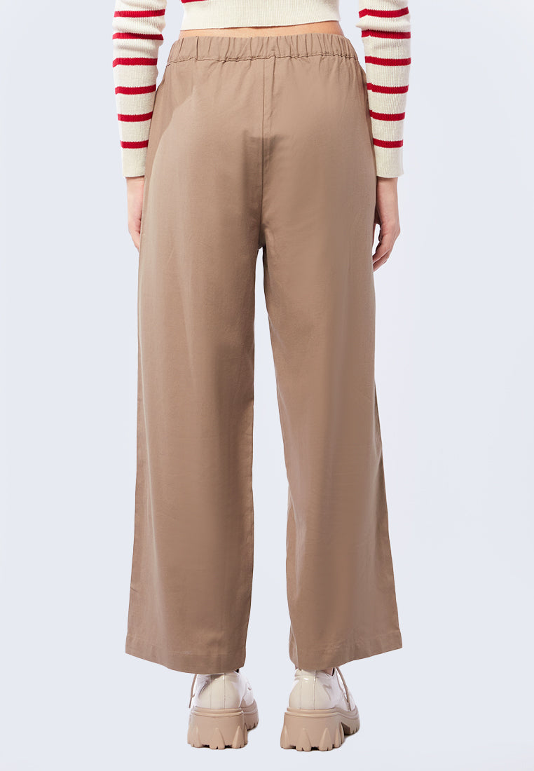 Linen Look Pocket Trousers