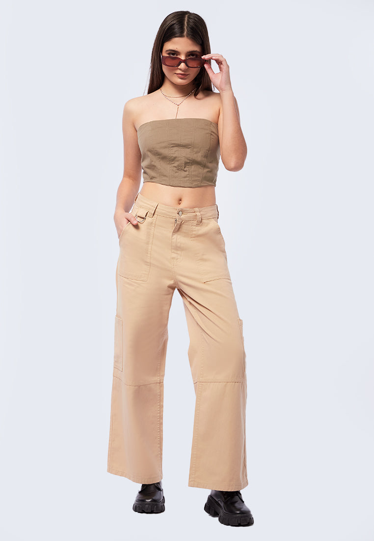 Wide Leg Cargo Pants