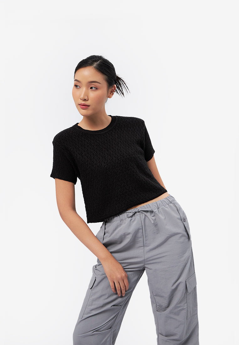 Parachute Loose Cargo Pants Grey
