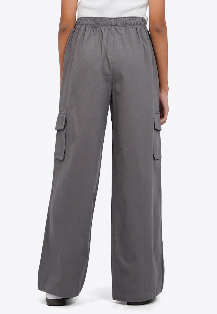 Elastic Cargo Pants