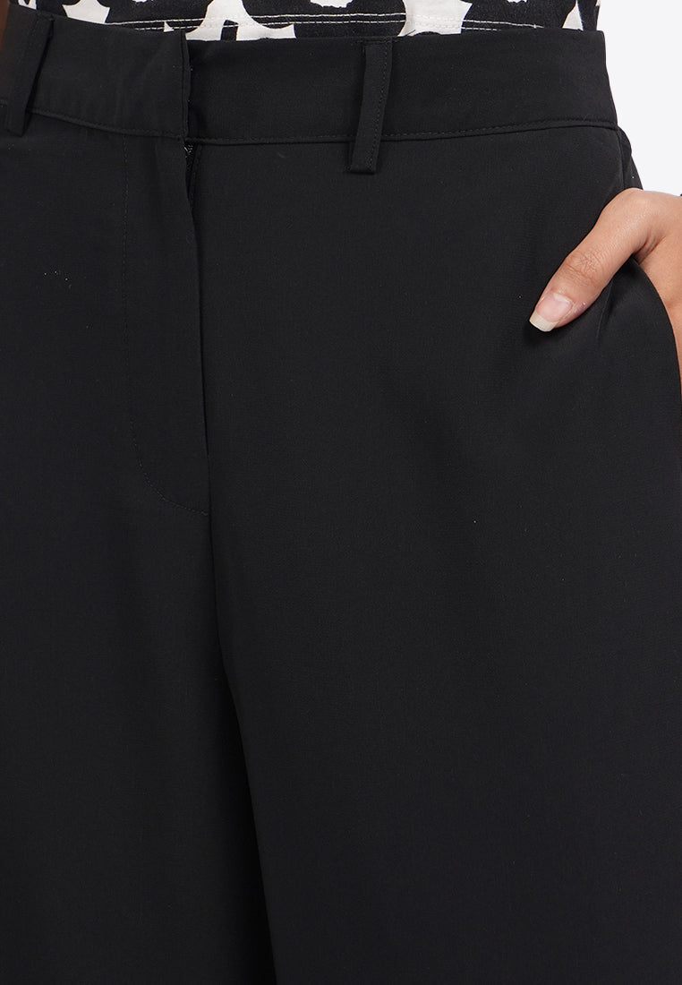 Regular Fit Wide Leg Pants