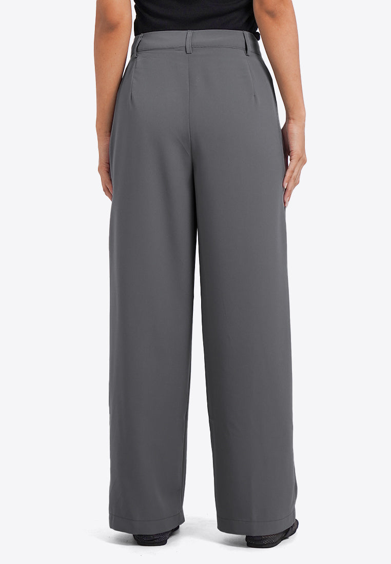 Regular Fit Wide Leg Pants