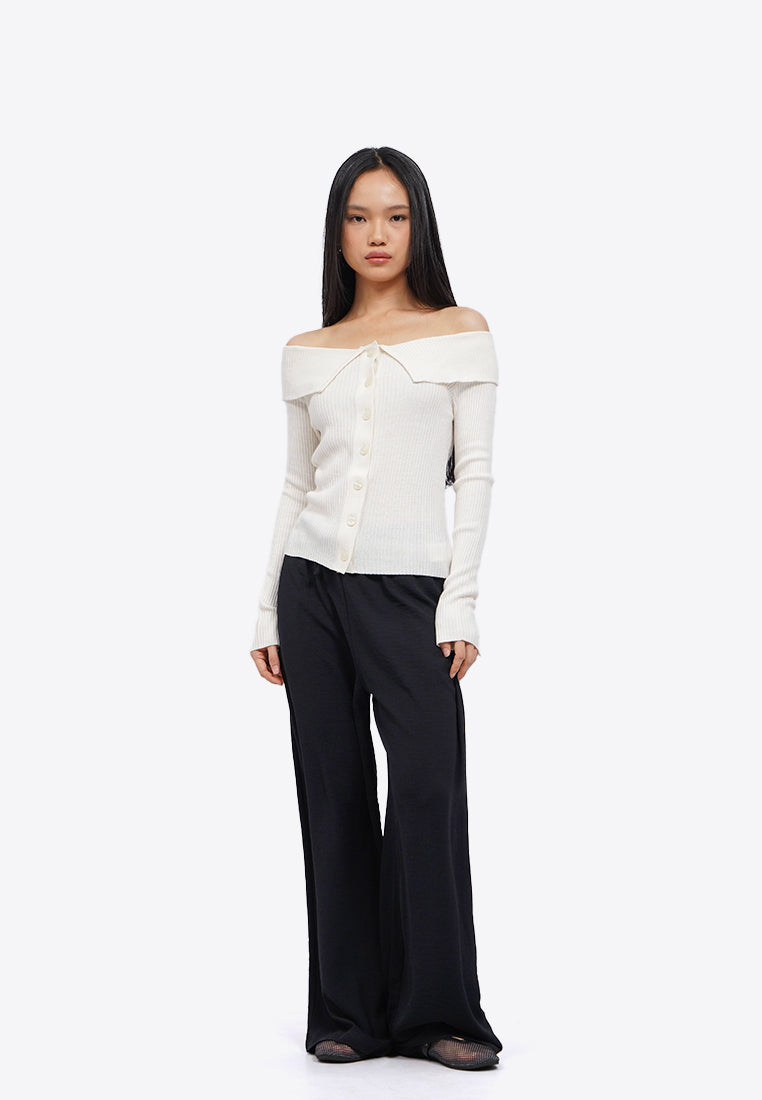 Wide Leg Drawstring Pants