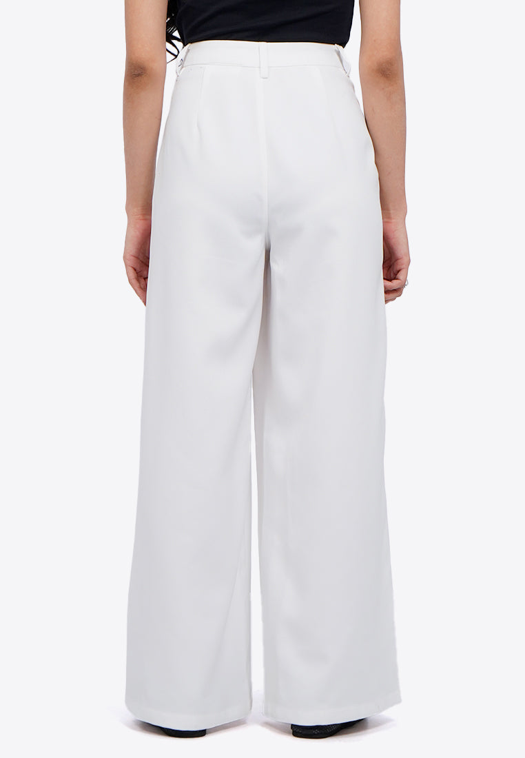 Regular Fit Wide Leg Pants
