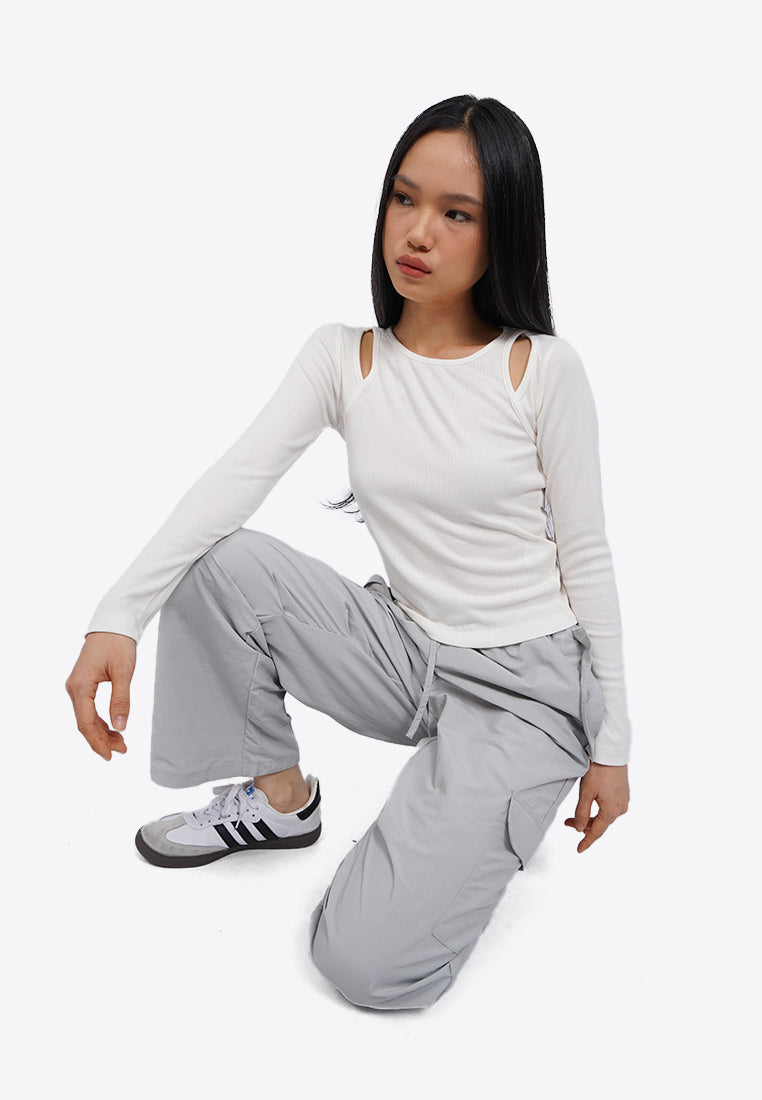 Multiple Pocket Drawstring Pants