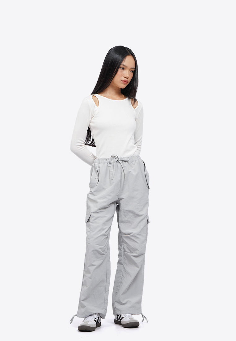Multiple Pocket Drawstring Pants