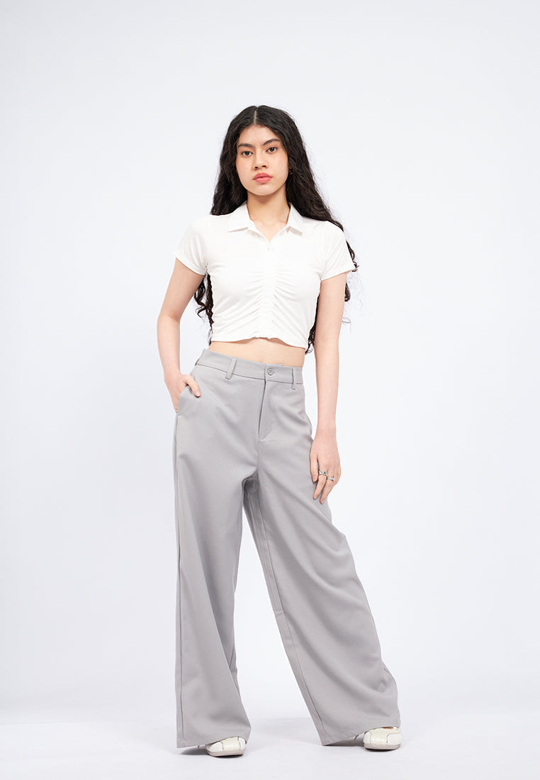 Wide Leg Woven Pants