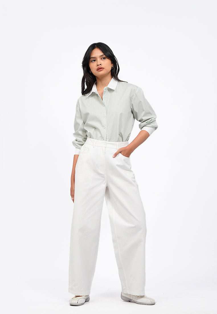 Barrel Twill Pants