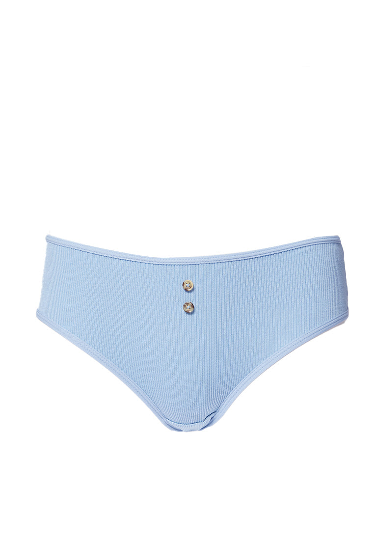 Ribbed Mini Panty Dusty Blue