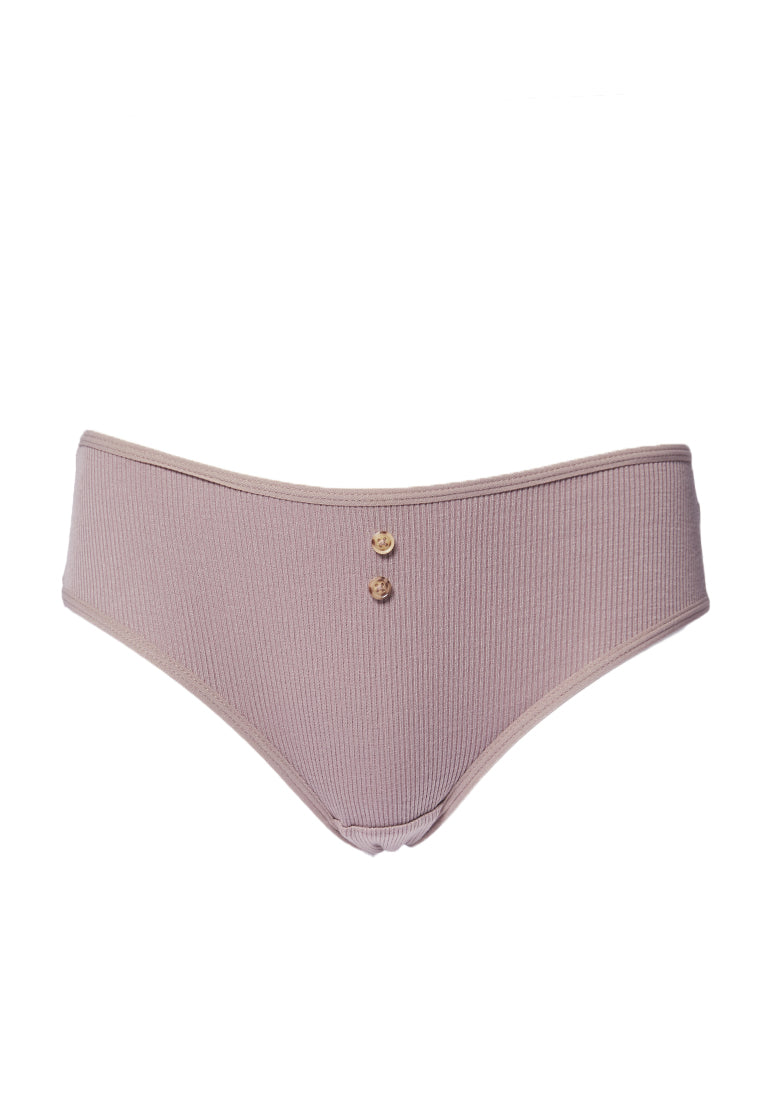 Ribbed Mini Panty Khaki