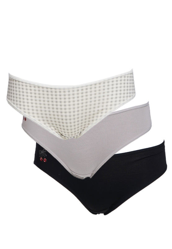 Mini Panty Pack Grey