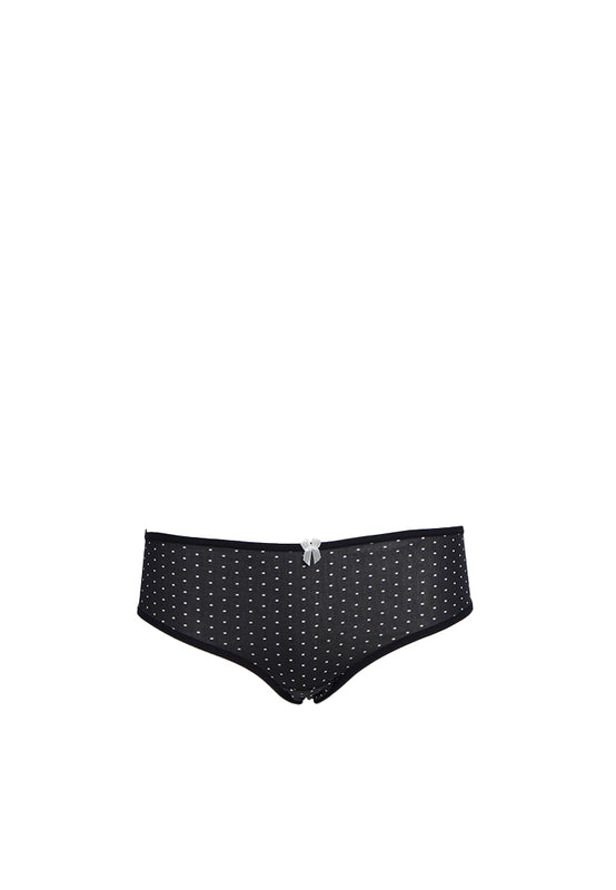 Mini Panty Printed Black