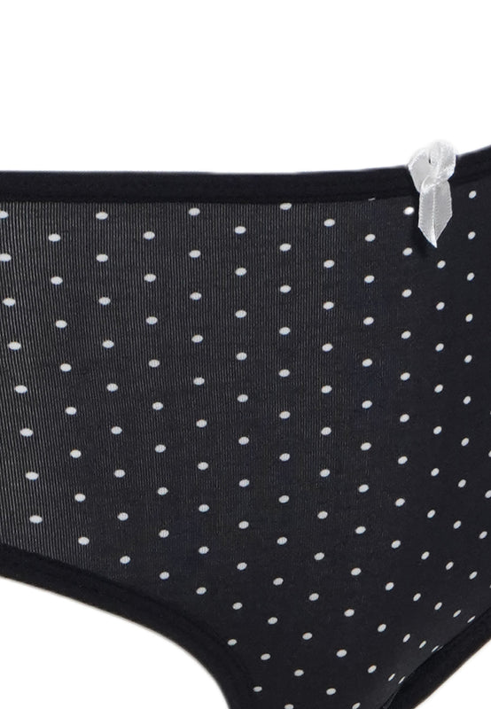 Mini Panty Printed Black